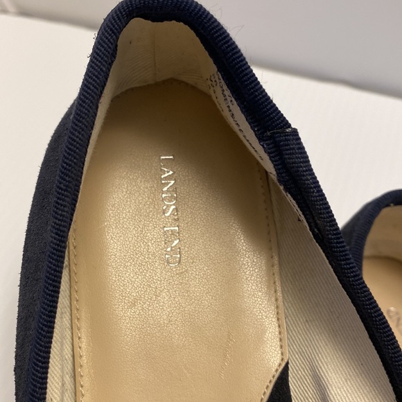 Lands End Suede Flats Slipper Size 8 - Picture 3 of 7